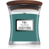 Woodwick Evergreen Cashmere lum&acirc;nare parfumată 85 g