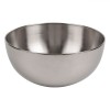 Bol Metalic, Argintiu, Capacitate 3.5L, Diametru 24cm, &Icirc;nălțime 12cm, Oem