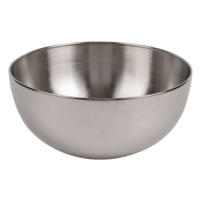 Bol Metalic, Argintiu, Capacitate 3.5L, Diametru 24cm, &amp;Icirc;nălțime 12cm foto