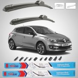 Cumpara ieftin Ștergătoare Renault Megane III Hatchback Facelift (2014&ndash;2016) TeamCar&reg; &ndash; Set față
