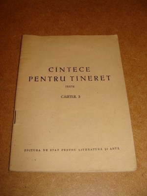 Cantece pentru tineret foto