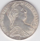Austria Thaler 1780 Maria Theresia Rebatere Restrike Argint SF Moneda Taler