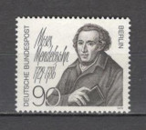 Berlin.1979 250 ani nastere M.Mendelssohn-filozof SB.874, Nestampilat
