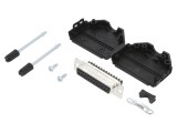 Conector D-Sub 25-Pin Mamă Drept cu Șurub pe Cablu