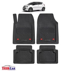 Covorase Auto TeamCar&reg; Tip Tavita Compatibile Citroen C1 II (2014-2022) Negru Material Rezistent