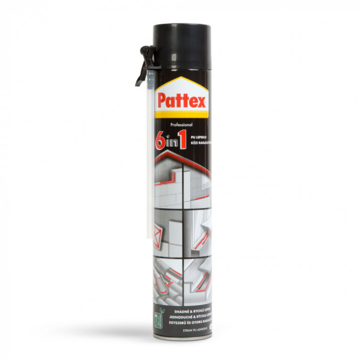 Spumă adezivă PATTEX 6 &icirc;n 1 - 750 ml