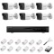Sistem de supraveghere complet cu 6 camere IP, 4MP, lentila 2.8mm, IR 30m, NVR cu 8 canale IP cu rezolutie 4k, accesorii SafetyGuard Surveillance
