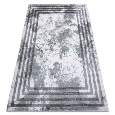 Covor acril VALS 01553A C53 74 Cadru marmură gri / fildeş, 240x340 cm foto