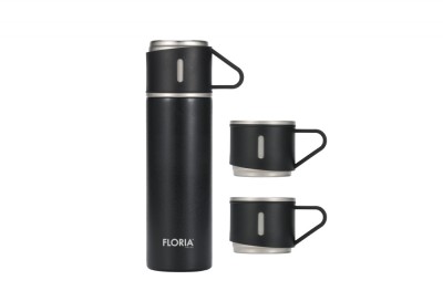 Termos Zilan ZLN0743 din inox, capacitate 500ml, 3 capace care pot fi folosite pe post de cana foto