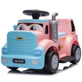 Cumpara ieftin Camion electric multifunctional 2 in1 Lightning 33 pentru copii 18-36 luni, 30W 6V, culoare roz