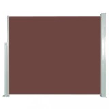 Copertina Laterala Retractabila Gossi, 120x300 cm, Maro, Poliester, Protectie UV, Vant, Apa, Gradina, Balcon
