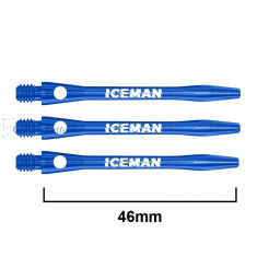 Tije Darts Reddragon Iceman aluminium albastru, lungi, 46mm foto