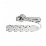Prelungitor cu protectie pentru copii - 3 m lungime - 4 prize - buton on/off