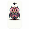 Husa silicon pentru Huawei Nova Lite Plus, Colorful Owl Illustration