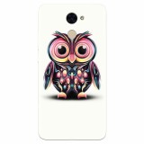 Husa silicon pentru Huawei Nova Lite Plus, Colorful Owl Illustration