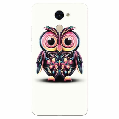 Husa silicon pentru Huawei Nova Lite Plus, Colorful Owl Illustration foto