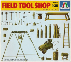 + Macheta Italeri 0419 1:35 - Field tool shop + foto