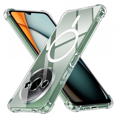 Husa MagSafe pentru Xiaomi Redmi A3x / A3, Techsuit, Shockproof, Transparenta foto