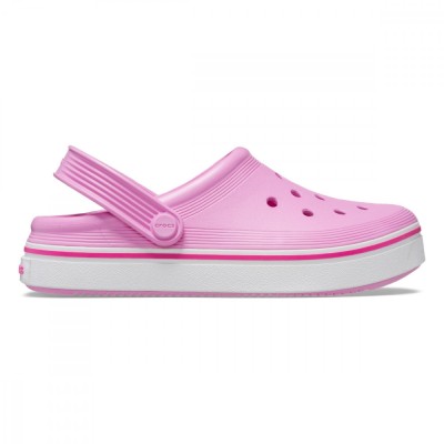 Saboți Crocs Toddler Crocband Off Court Clog Roz - Taffy Pink foto