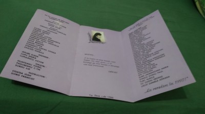 INVITATIE AMINTIRE ABSOLVENTII LICEULUI AGROINDUSTRIAL ILIA CLASA XII A PROMOTIA 1986-1987 foto