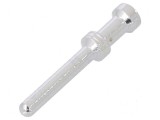 Pin tată 2,5mm Argintat 1,5mm&sup2; CEM/DEM, HEE Crimpat 16A - Conector Electric Profesional, TE Connectivity