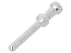 Pin tată 2,5mm Argintat 1,5mm&sup2; CEM/DEM, HEE Crimpat 16A - Conector Electric Profesional