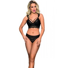 Set Lenjerie Sexy 2 Piese Negru S/M