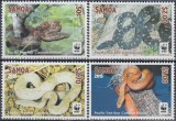 Samoa 2015 - Fauna WWF, serpi, serie neuzata