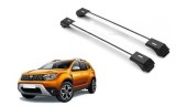 Bare Portbagaj Transversale Aluminiu Dacia Duster 2 II 2018-2024 Erkul, Argintii, 85kg