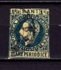 ✅RO 1870 ,LP 38 ,&quot;Carol I-barba&quot;,marca din banda ptr. ziare, Emis. I ,stampilat