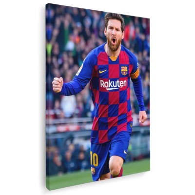 Tablou Messi Lionel fotbalist 1700 Tablou canvas pe panza CU RAMA 30x40 cm foto