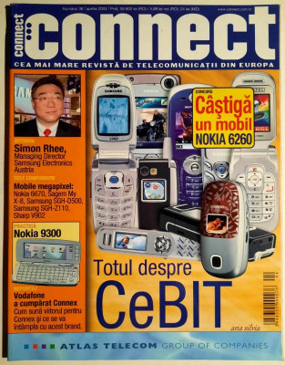Revista Connect nr 38 din aprilie 2005 foto