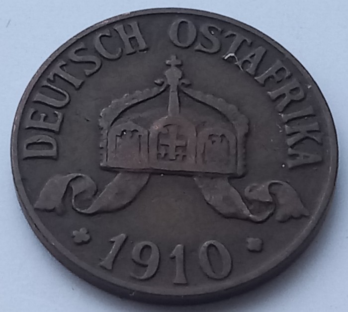 Africa de Est Germana , 1 Heller 1910