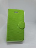 Husa flip Iphone 4 / 4s + Cablu date Cadou, Verde