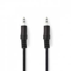 Cablu Audio Stereo Nedis 3.5mm tata - 3.5mm tata 1.5m negru