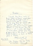A3252N Document olograf Horia Zilieru, 1969