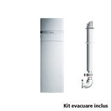Centrala termica pe gaz in condensare VAILLANT ecoCOMPACT VSC 266 4-5, 25 kw, boiler incorporat 200 litri, kit evacuare inclus