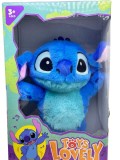 Jucarie de plus interactiva Stitch albastru cu muzica si miscari de dans Toys Lovely 27cm