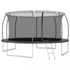 vidaXL Set trambulina rotunda, 460x80 cm, 150 kg foto