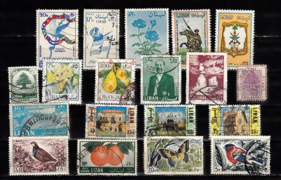 A7 T3 3 - Timbre foarte vechi - Liban foto