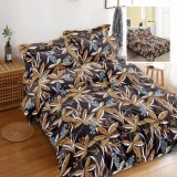 Lenjerie pat dublu,bumbac finet,6 piese,cearceaf normal 220x240cm, cearceaf pilota 200x220cm, 2 fete de perna 50x70, 2 fete de perna 70x70-M250