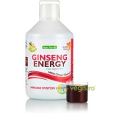 Ginseng Energy 2000mg - Ginseng Siberian, Panax Ginseng, Ghimbir si Vitamine pentru Energie si Vitalitate 500ml