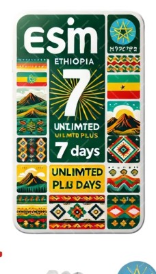 eSIM Ethiopia, Unlimited Plus, 7 Days foto