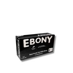Manusi nitril, fara pudra, EBONY Black, S