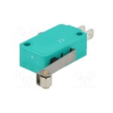 MS 3 comutator micro 1 POL 250V 10A cu rola pe brat lung