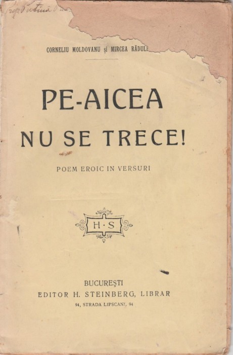 Corneliu Moldovanu, Mircea Radulescu - Pe-aicea nu se trece