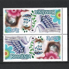 ROMANIA 2009 - ZIUA NONVIOLENTEI, TETE BECHE 2, MNH - LP 1847d