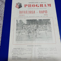 program Infratirea Oradea - Rapid Arad