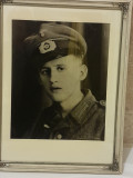Cumpara ieftin Tablou inramat fotografie poza veche soldat militar Gemania razboi WW2 Reich