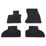 Set covorase auto mocheta Velor BMW X5 (F15/F85), 10.2013-03.2019, X6 (F16), 01.2014-12.2019, negru,
